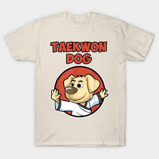 Tae Kwon Dog T-Shirt by binding classroom